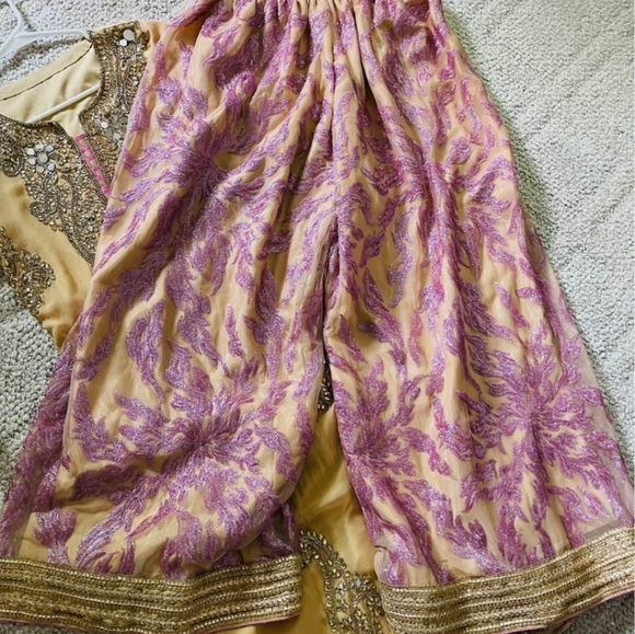 Pakistani three pieces salwar suit dress sarara small - Picture 7 of 16